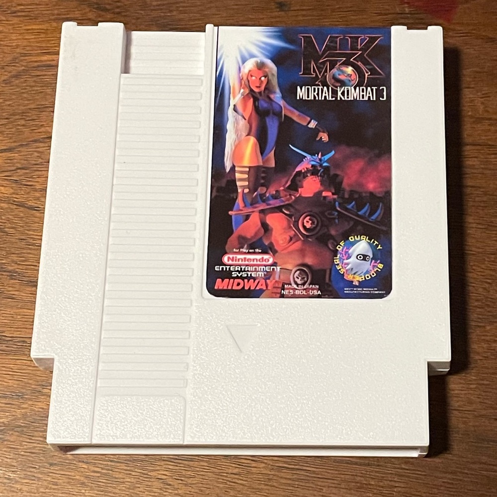 🩸 Mortal Kombat 3 NES 8-Bit Nintendo Video Game Cartridge 🩸